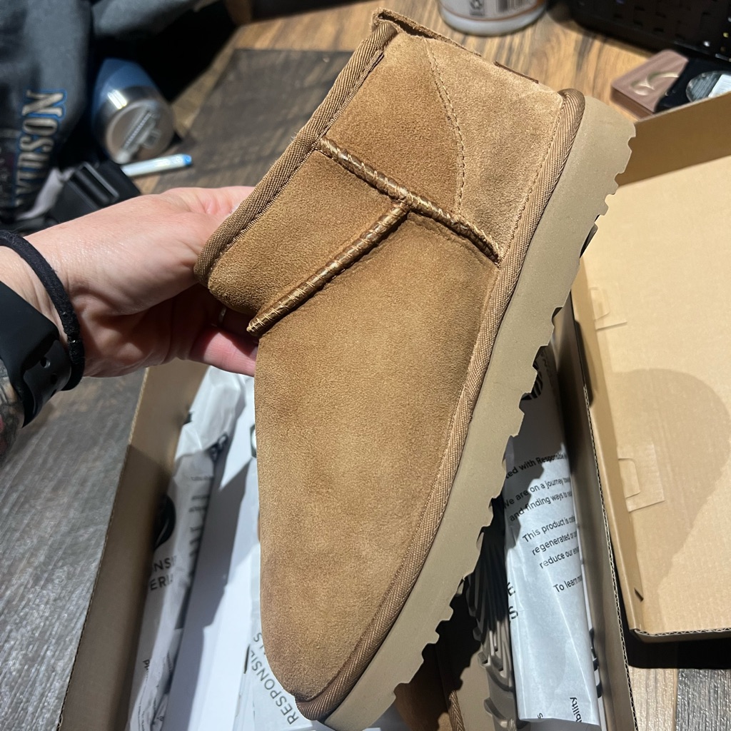 New Womens Ugg Chesnut Classic Ulta Mini Boot